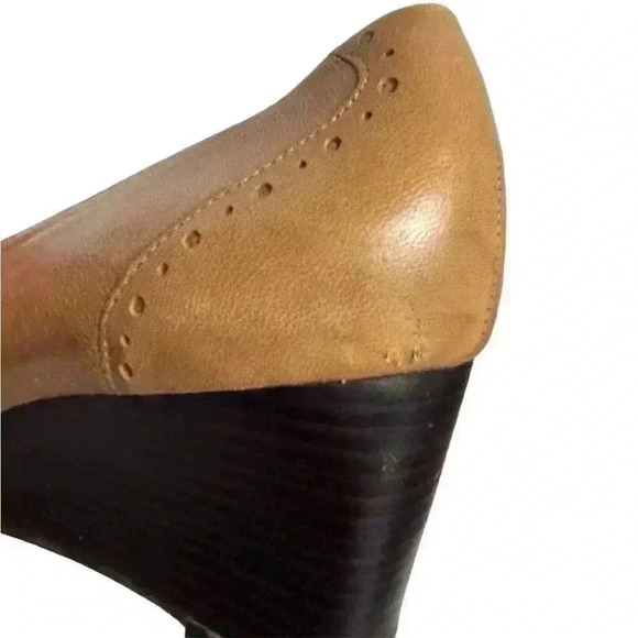 Elegant Brown Wedge Loafers - Picture 5 of 16